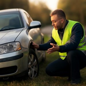 Оценка автомобиля в кювете: визуальный осмотр и меры безопасности